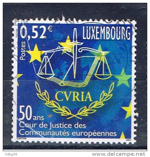 L Luxemburg 2002 Mi 1563 Europäischer Gerichtshof - Used Stamps