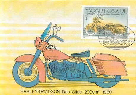 HONGRIE CARTE MAXIMUM NUM.YVERT 3018 HISTOIRE DE LA MOTO - Maximum Cards & Covers