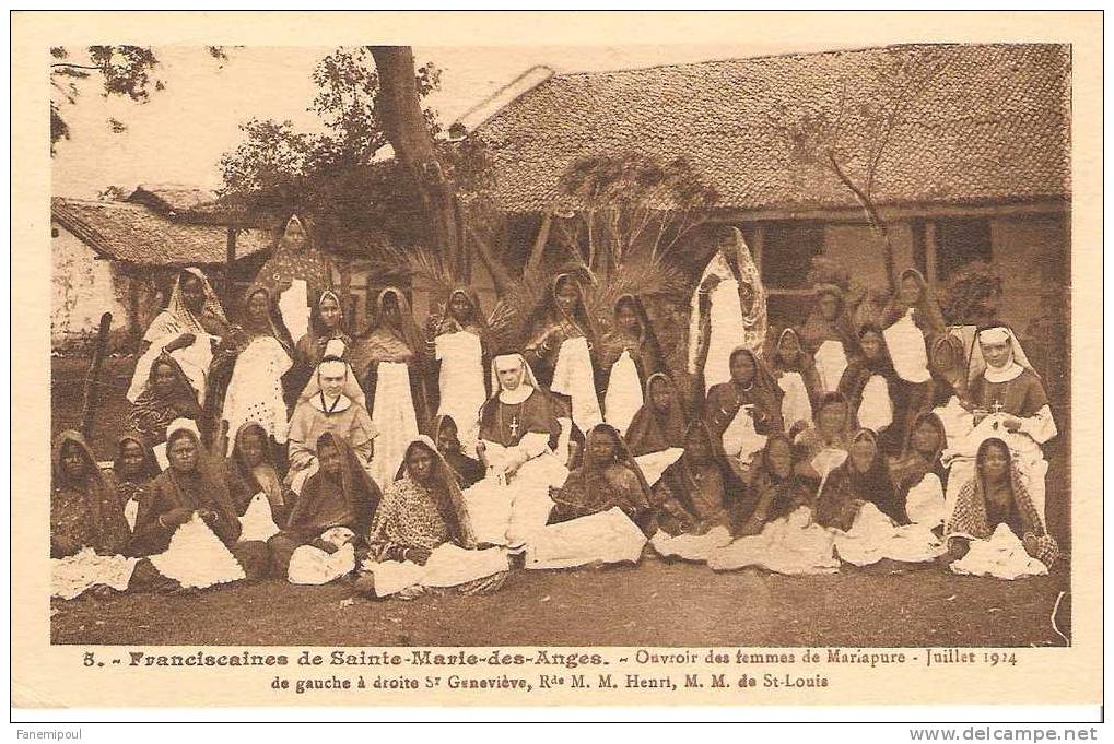 Franciscaines De Sainte-Marie-des-Anges. Ouvroir Des Femmes De Mariapure. Juillet 1914 - Missions