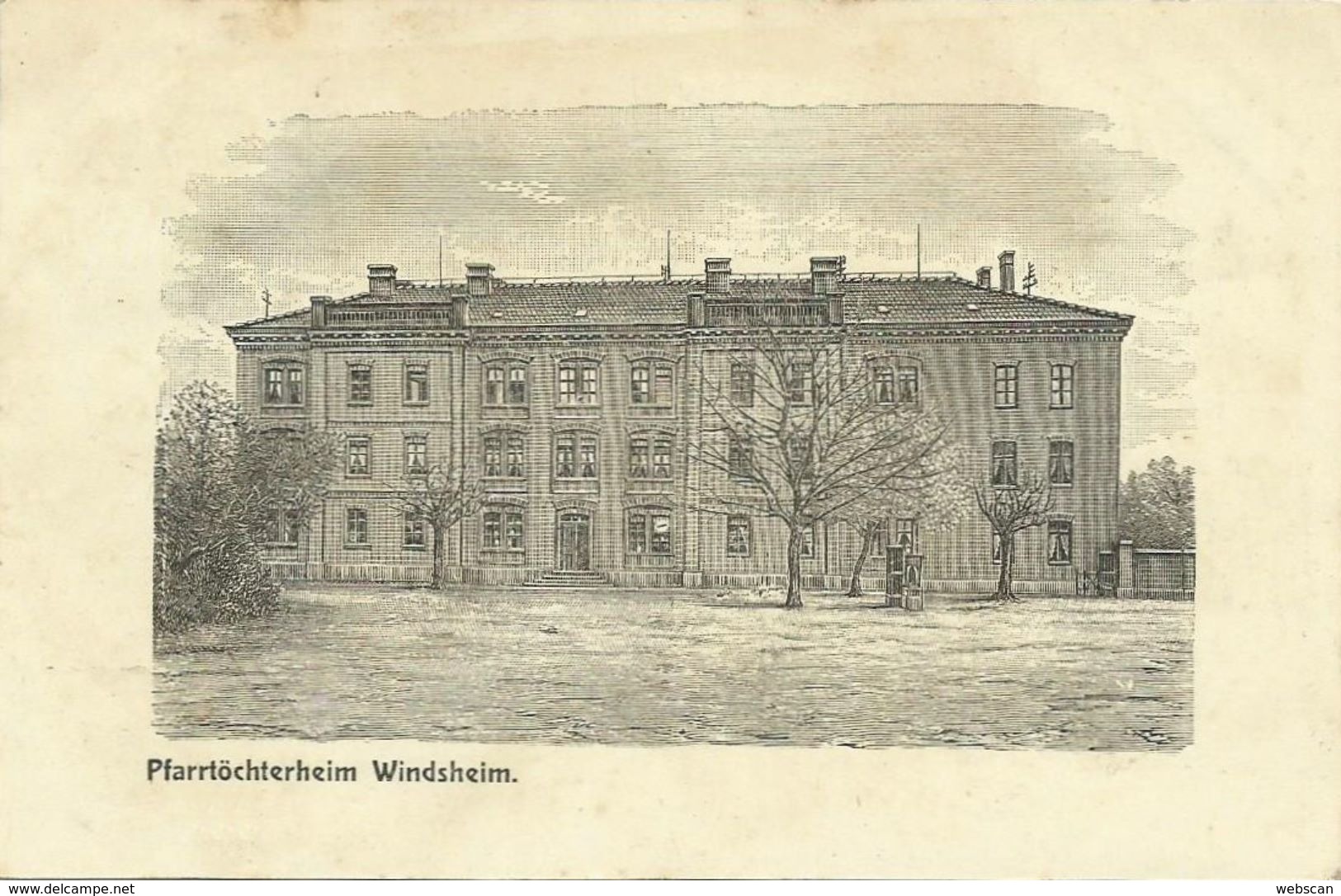 AK Bad Windsheim Pfarrtöchterheim Nach Stich 1908 #03 - Bad Windsheim