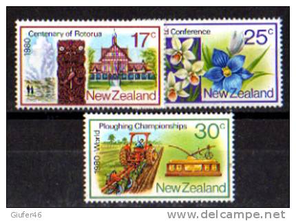 New Zeland - 1980 - N. 763 - 65 - Nuovo Non Linguellato 3 Val, Serie Non Cpl - FIORI - - Unused Stamps