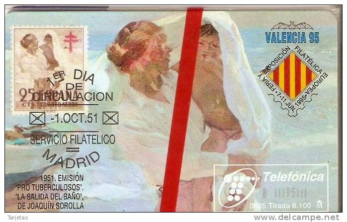 TARJETA DE ESPAÑA DE VARIOS SELLOS DE TIRADA 6100 NUEVA-MINT (STAMP) - Francobolli & Monete