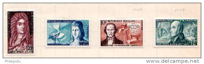 Année 1955-1956 Presque Complète, 968 / 994*, Cote 116,65 €, - Unused Stamps