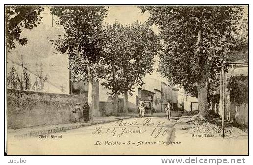 La Valette - Avenue Ste Anne          1905 - La Valette Du Var