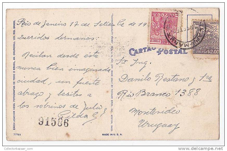 [WIN299] BRAZIL RIO DE JANEIRO PETROPOLIS POSTCARDS & PHOTOS - PEDRO II RAILSTATION COPACABANA CORCOVADO