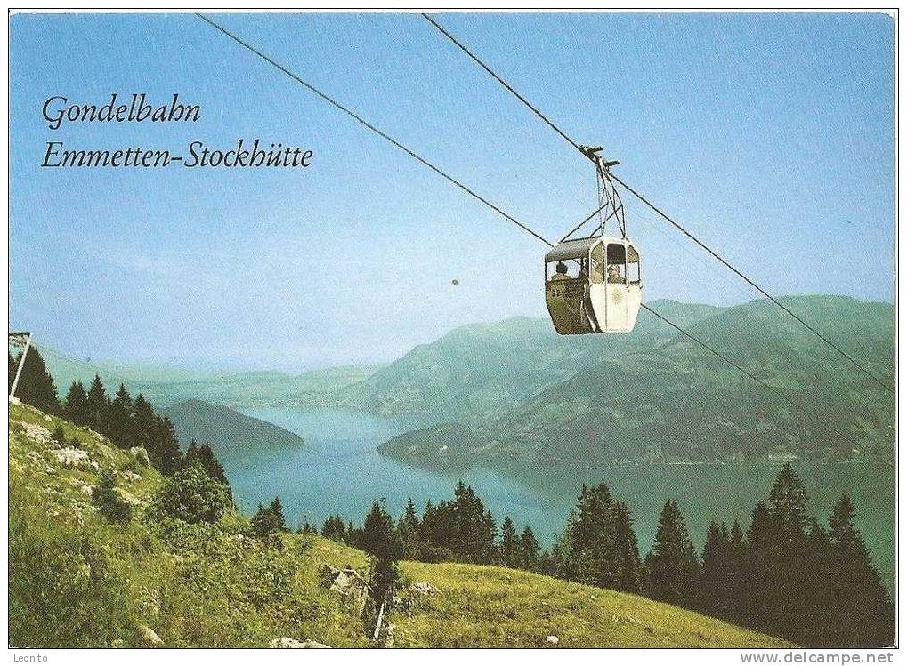 Gondelbahn Emmetten-Stockhütte Bergrestaurant 1973 - Emmetten