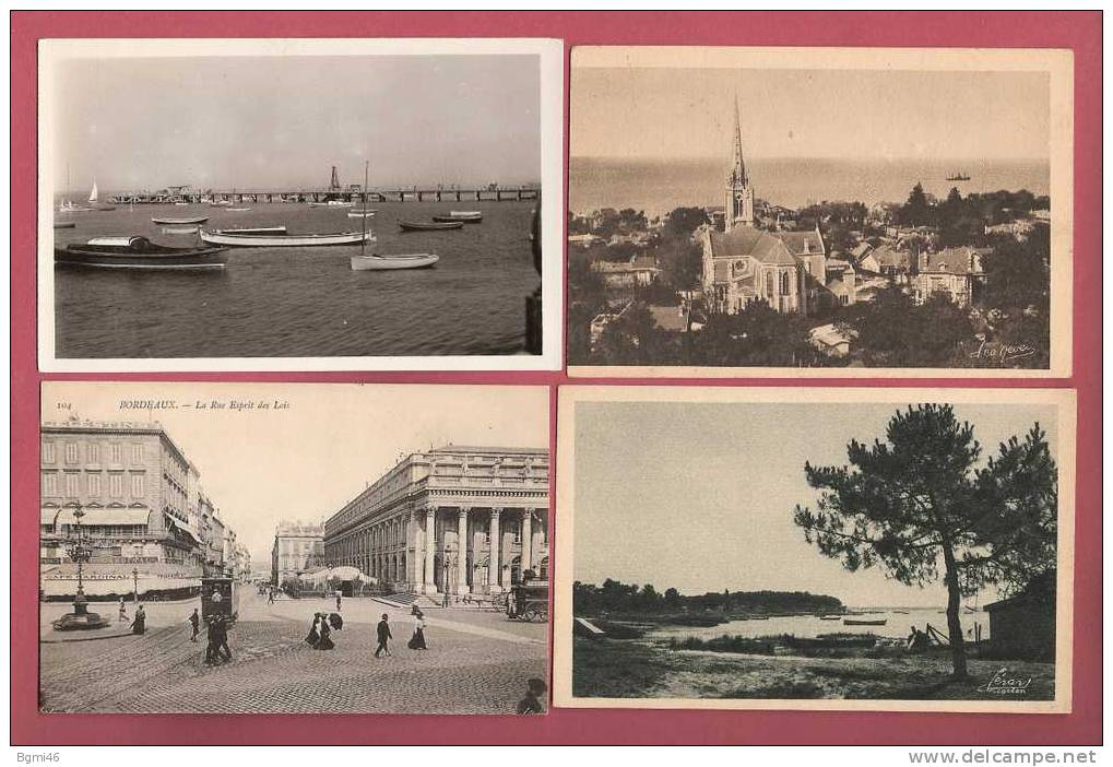 * LOT N°15 De 30 CPA - CPSM : ( 33 )  Divers GIRONDE.. ( Toutes Scannées ) - 5 - 99 Postales