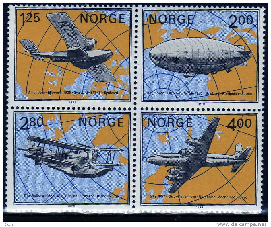 BM-Ausstellung Oslo 1980 Flugwesen Norwegen 799/2+Block 2 ** 10&euro; Hoja Philatic Exhibition Bloc Sheet Bf Norge Ms - Blocs-feuillets