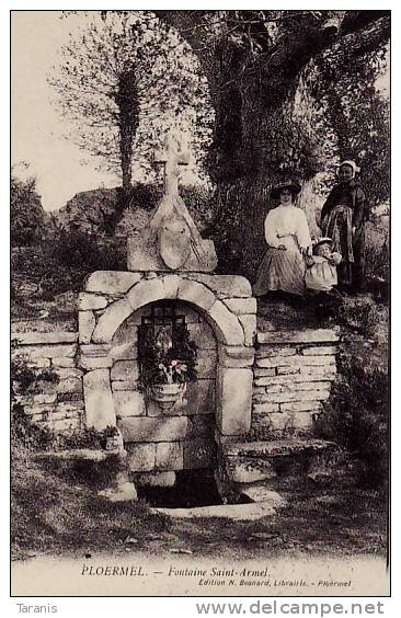 PLOERMEL - Fontaine Saint-Armel - CPA - Ploërmel