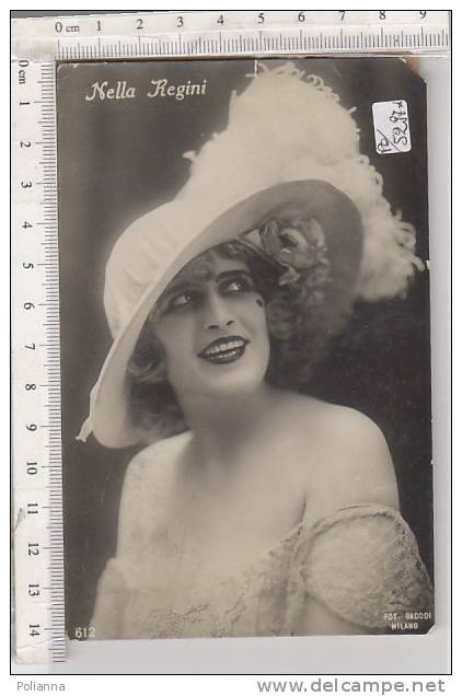 PO5297A# CINEMA CABARET - ATTRICE - NELLA REGINI - DECO  VG Spezia 1925 - Cabarets