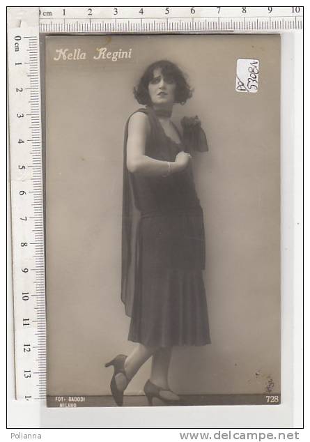 PO5308A# CINEMA CABARET - ATTRICE SOUBRETTE - NELLA REGINI - DECO - Fot.Badodi  No VG - Cabarets