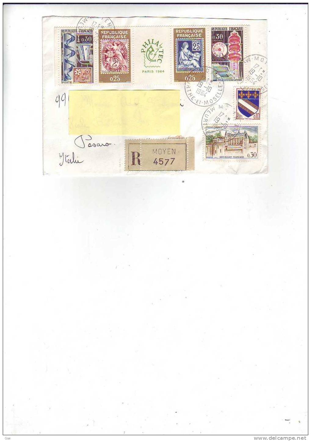 FRANCE  1964 - Yvert  1390-1417A - - Lettres & Documents