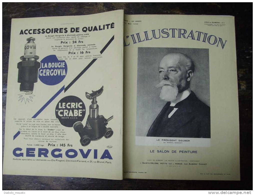 14-5-1932 : +ASSASSINAT Paul DOUMER+ ; Alphonse XIII  à MALTE ; Volcan à TALCA ; VENISE ; PEINTURE ; Beauté ; LAMARTINE - L'Illustration