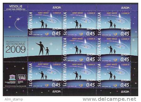 2009 Slovenija Sowenien  Sheet Mi. 730-1** MNH Europa - 2009