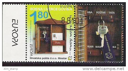 2003 Bosnien-Herzegowina  Herceg Bosna   Mi. 106 Used  With Label Europa - 2003
