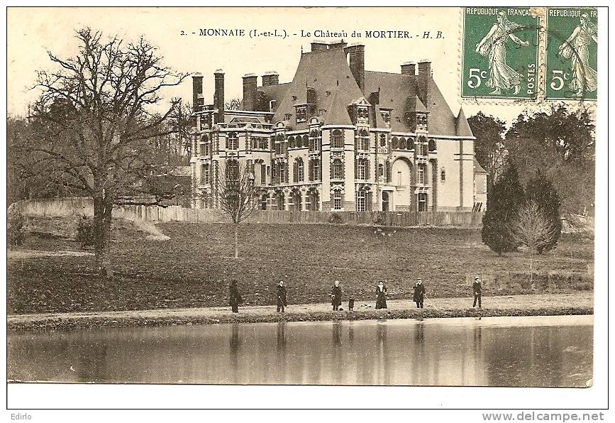 -MONNAIE Le Château Mortier - Journée De Pêche TTB Peu Courante - Monnaie