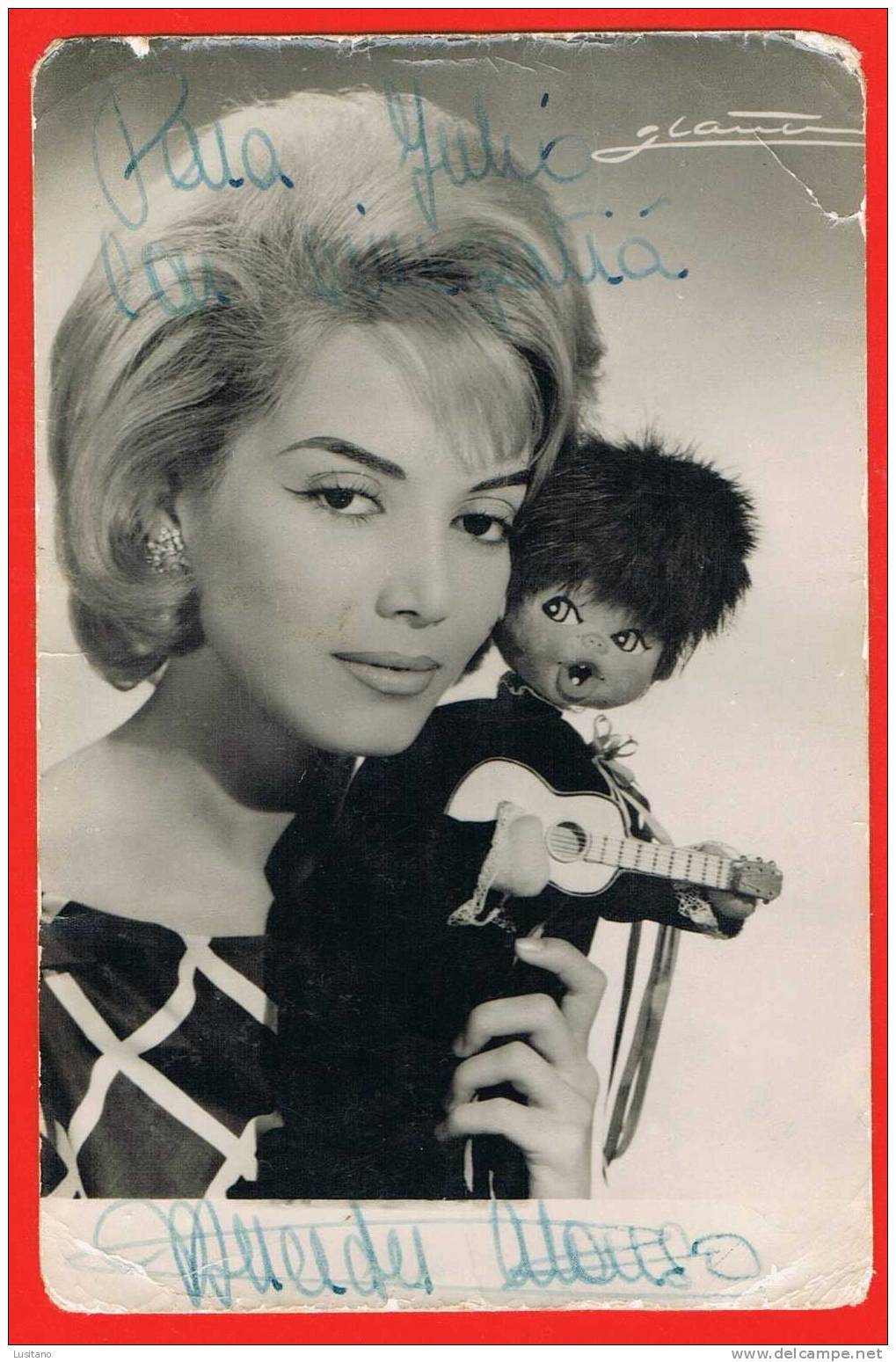 Mercedes Alonso Femme Ventriloque Ventrilocua Firmada Dedicacée ( 2 Scans ) España Espagne - Cirque