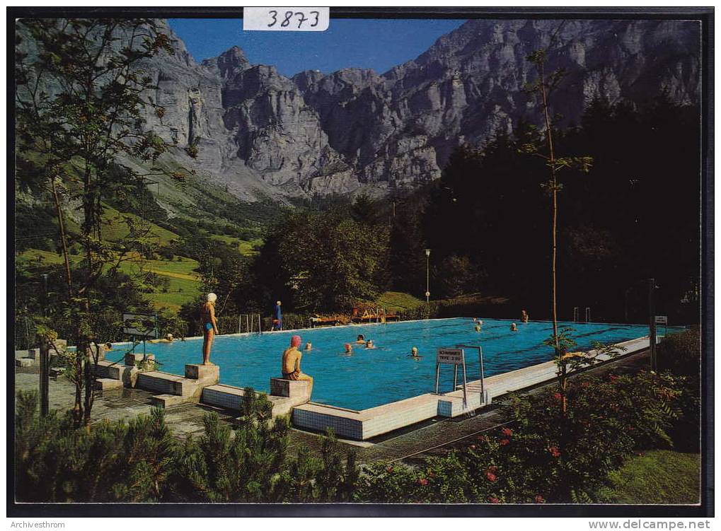 Loèche-les-Bains - Leukerbad 1401 M: Schwimmbad Im Sommer, Mit Gemmipass (3873) - Loèche