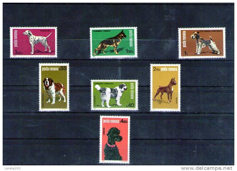 1981 Exposition Canine Nationale  YV= 3313/3319  MNH - Ungebraucht