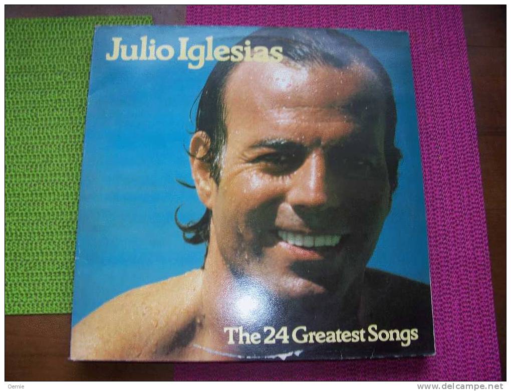 JULIO  IGLESIAS   ° THE  24  GREATEST  SONGS  °  ALBUM  DOUBLE - Otros - Canción Española