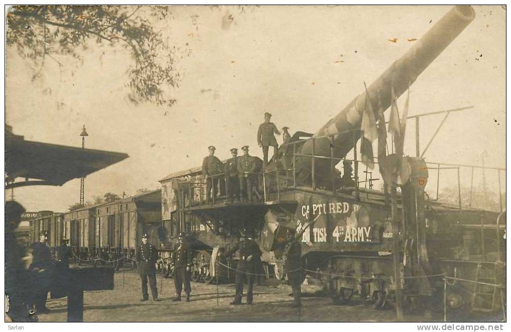 MILITARIA , Carte Photo , Canon Bertha , *8397 - Guerre 1914-18