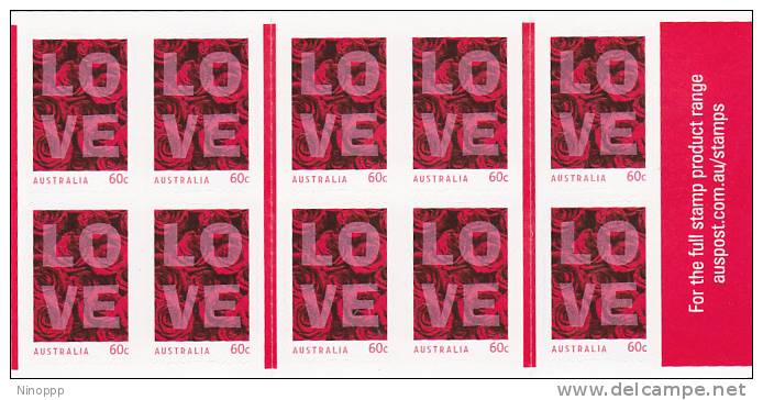 Australia-2011 Love  Roses Booklet MNH - Rozen