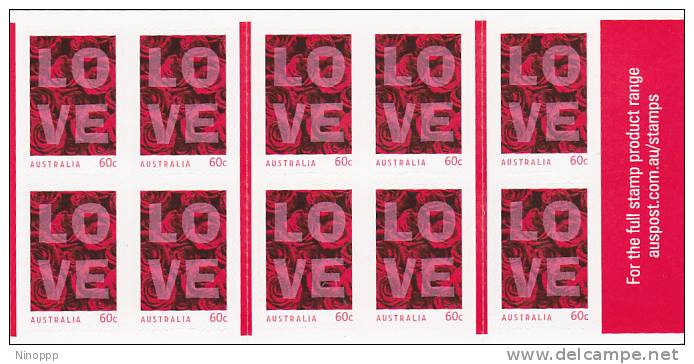 Australia-2011 Love  Roses Booklet MNH - Roses