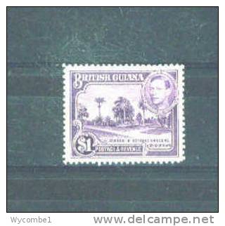 BRITISH GUIANA - 1938  George VI  $1  MM - Guayana Británica (...-1966)