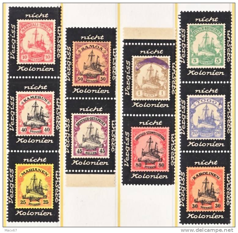 Germany   Mourning Labels   ** - Used Stamps