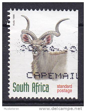 South Africa 1998 Mi. 1126 Y D   -  Grosser Kudu (Tragelaphus Strepsiceros) 3-Sided Perf. - Oblitérés