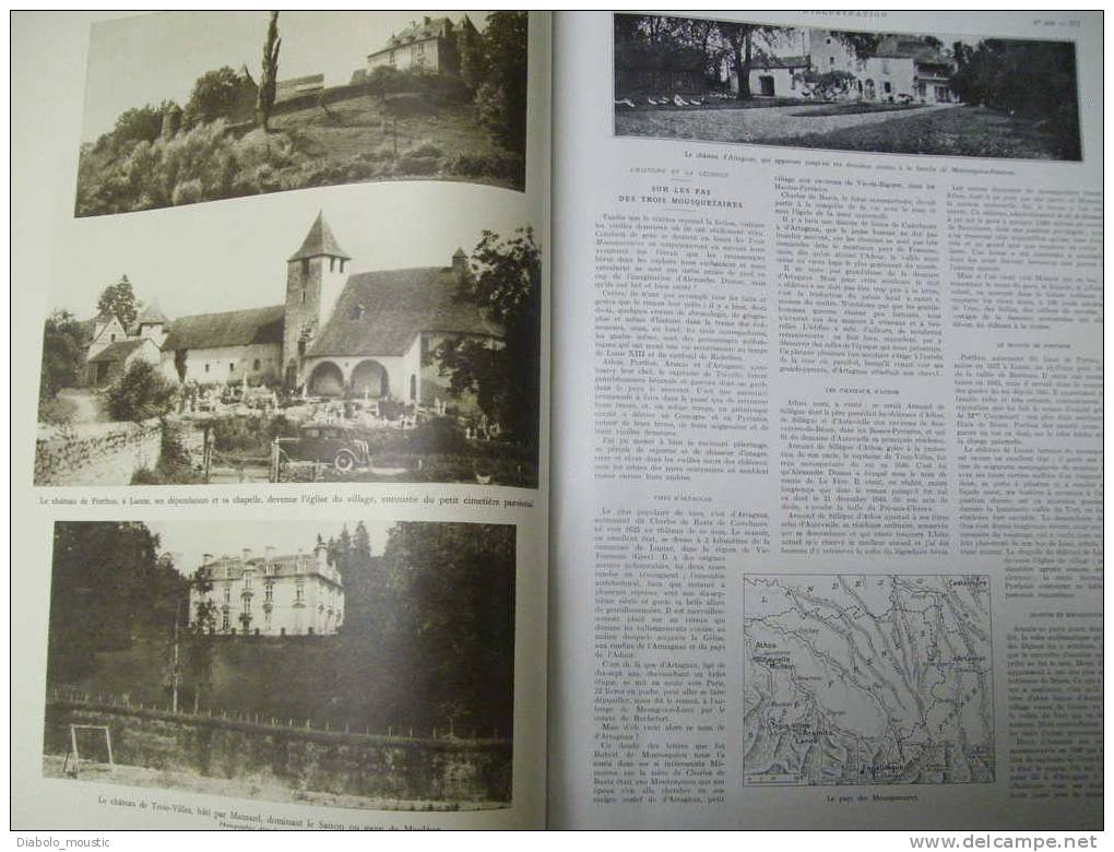 LONDRES-LE CAP   en AVION ; Ecole aéronautique ; Inondations MIDI ;CHÂTEAUX des 3 mousquetaires ; Massacre  La Balme