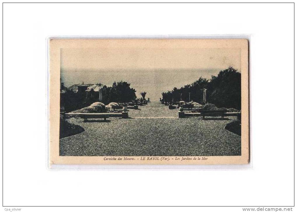 83 LE RAYOL (Canadel Sur Mer) Jardins De La Mer, Ed Breger, Corniche Des Maures, 193? - Rayol-Canadel-sur-Mer