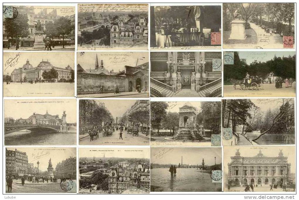 Paris - Lot Mit 48 Alten, Teils Animierten Karten      1905 - 1920 - Lots, Séries, Collections