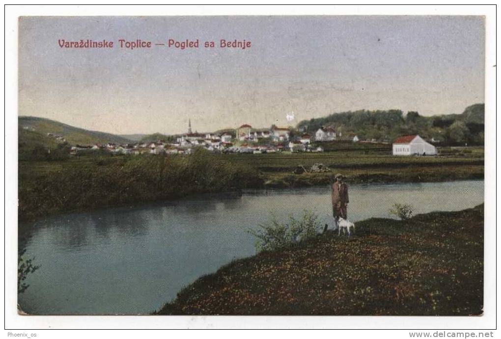 CROATIA - VARAŽDINSKE TOPLICE / TÖPLITZ, Zagorje, River Bednja, 1936. - Croatie