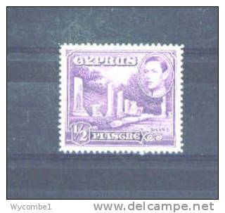 CYPRUS - 1938  George VI  1/2p  MM - Chypre (...-1960)