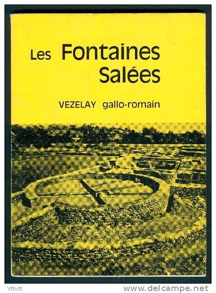 LES FONTAINES SALEES, VEZELAY (Yonne), Site Archéologie Gallo-Romain, Photos, Cartes, 61 Pages (13 Cm Sur 18 Cm) TBE... - Bourgogne