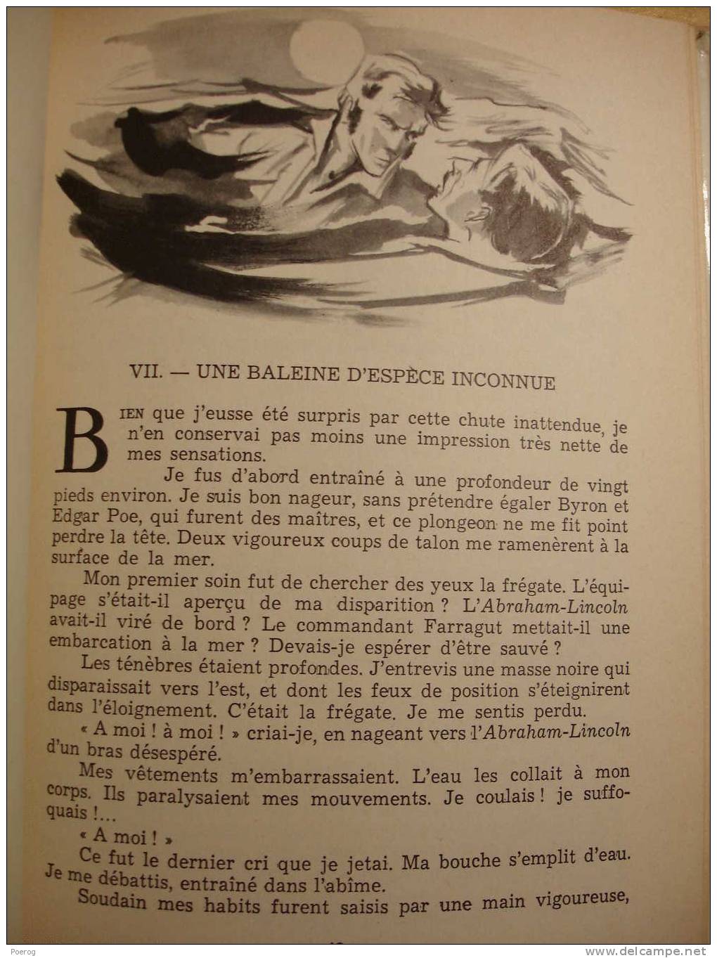 JULES VERNE - VINGT MILLE LIEUES SOUS LES MERS  TOME 1 Illustré Par Jean Reschofsky 1966 IDEAL BIBLIOTHEQUE N°75 - 20000 - Ideal Bibliotheque