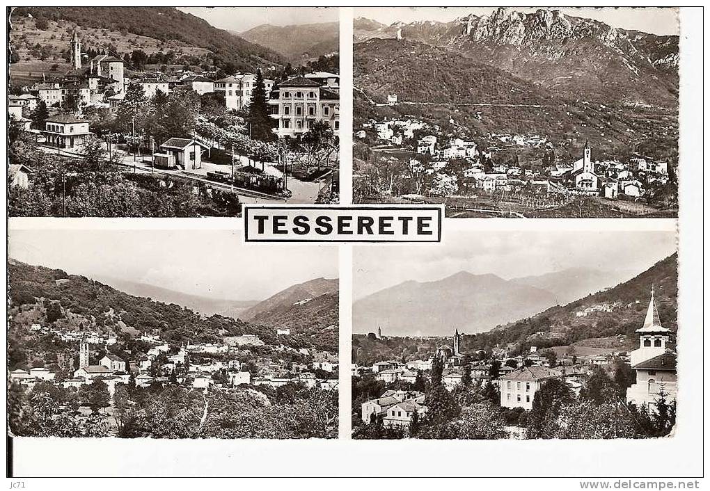 SUISSE - Tesserete - Belle Multivue - CPSM - Bel état . - Tesserete 