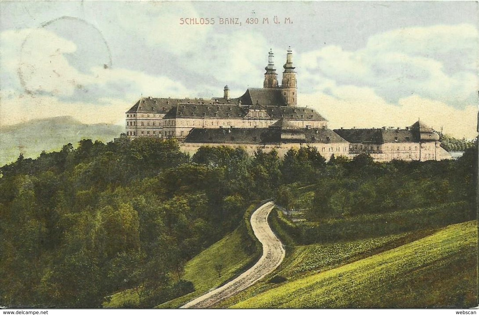 AK Bad Staffelstein Schloss Banz Color 1911 #07 - Lichtenfels