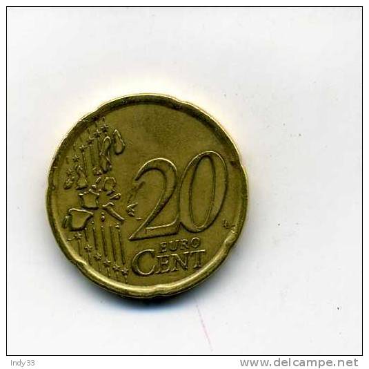 - ESPAGNE EURO . 20 C. 2001 - Spagna