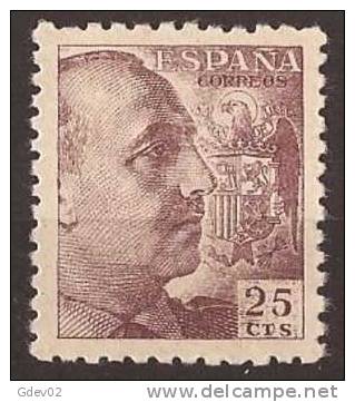 923-A941-CG.España.Spain. Espagne.FRANCO.1940/45.(Ed 923**) Sin Charnela.MUY BONITO - Nuevos