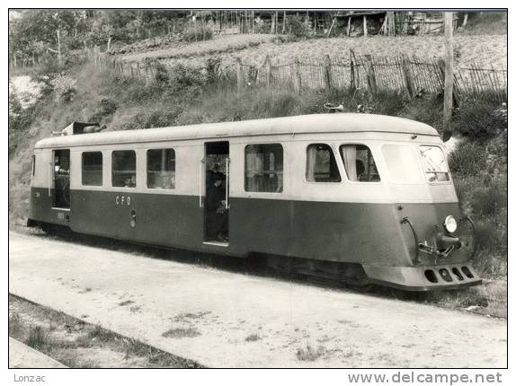 CFD Ardèche Autorail Billard En Gare De Dunières En 1946 - Ed BVA - Autres & Non Classés