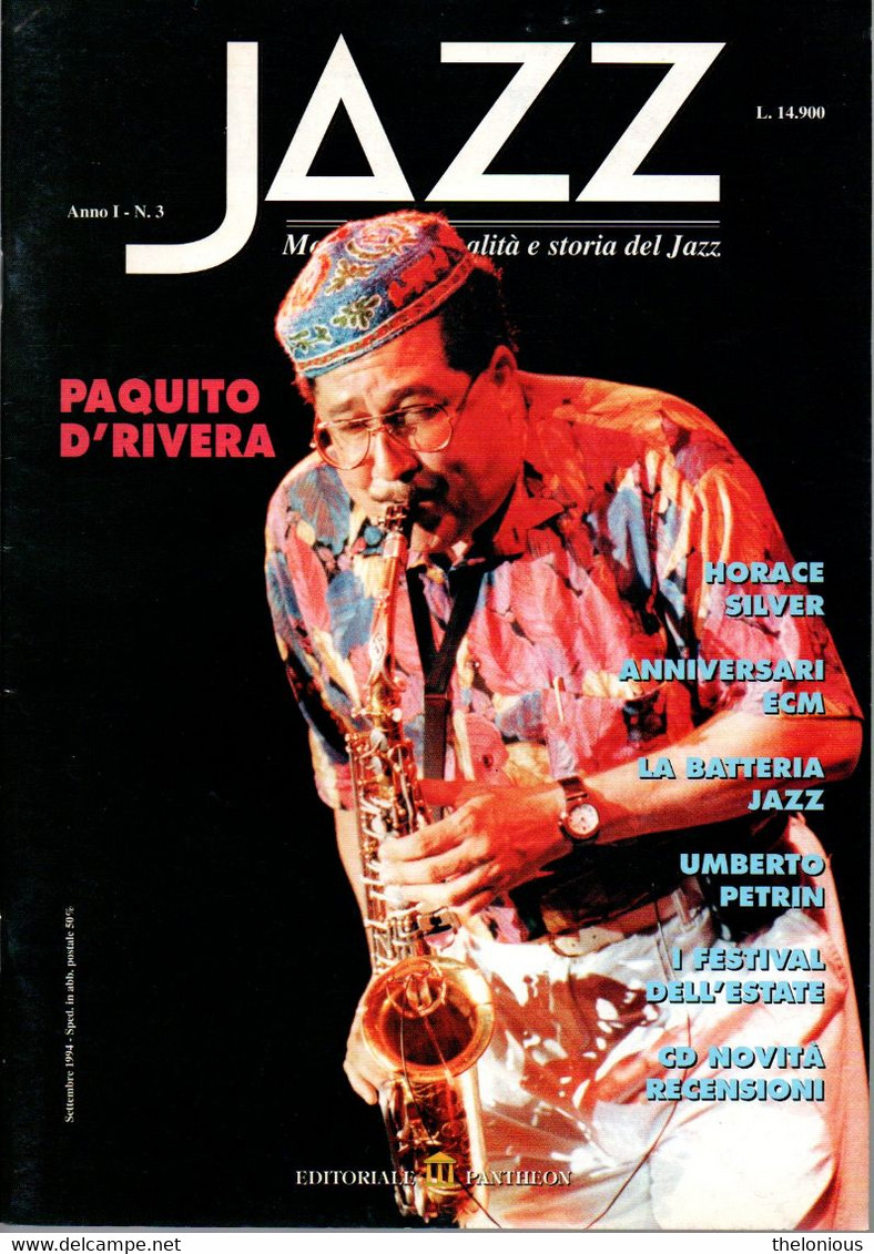 # Rara Rivista " Jazz " Anno 1 - N. 3 - Settembre 1994 - Música