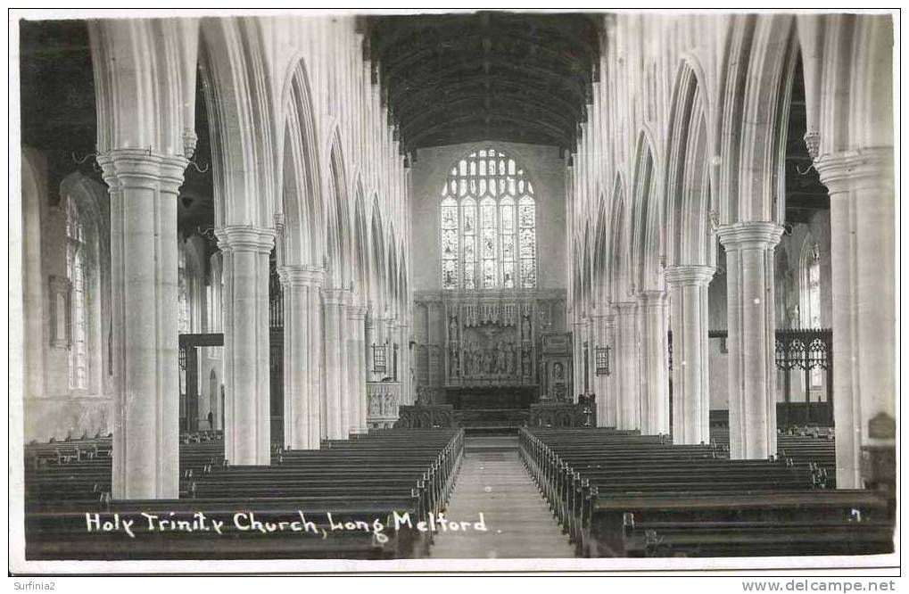 SUFFOLK - LONG MELFORD - HOLY TRINITY CHURCH RP  Suf181 - Andere & Zonder Classificatie