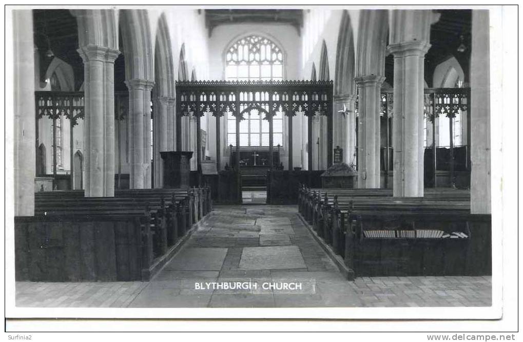 SUFFOLK - BLYTHBURGH (CHURCH) INTERIOR RP 1965  Suf164 - Other & Unclassified