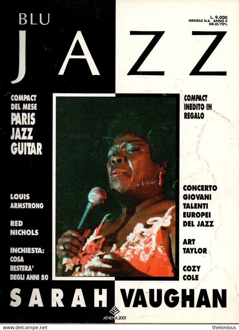 # Rivista " Blu Jazz " N. 6 - Anno 2 - 1990 - Música