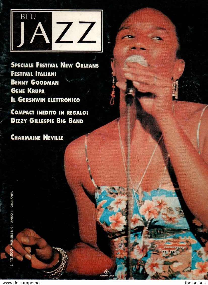 # Rivista " Blu Jazz " N. 9 - Anno 2 - 1990 - Muziek