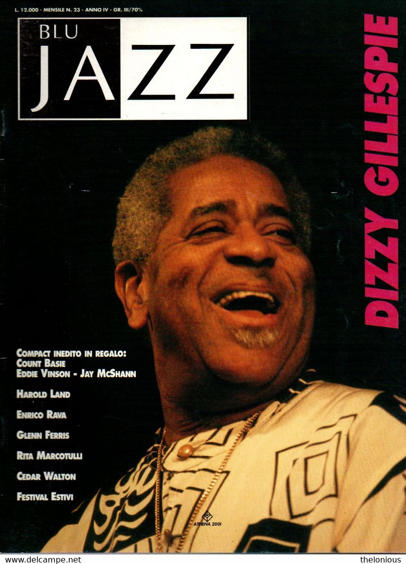 # Rivista " Blu Jazz " N. 23 - Anno 4 - 1992 - Musica