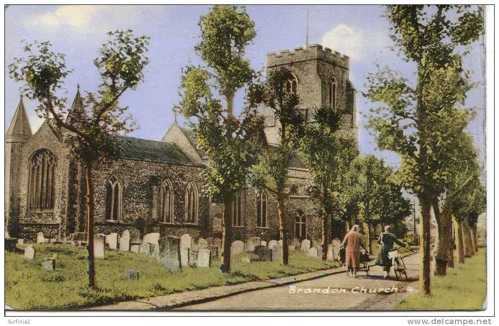 SUFFOLK - BRANDON - CHURCH 1962  Suf174 - Andere & Zonder Classificatie