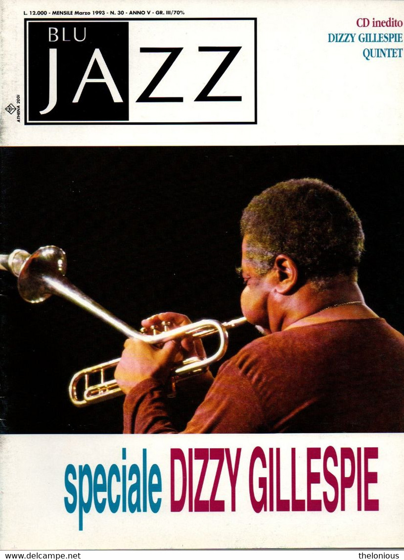 # Rivista " Blu Jazz " N. 30 - Anno 5 - Marzo 1993 - Music